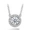Joy Pendant 18K White Gold, Diamond